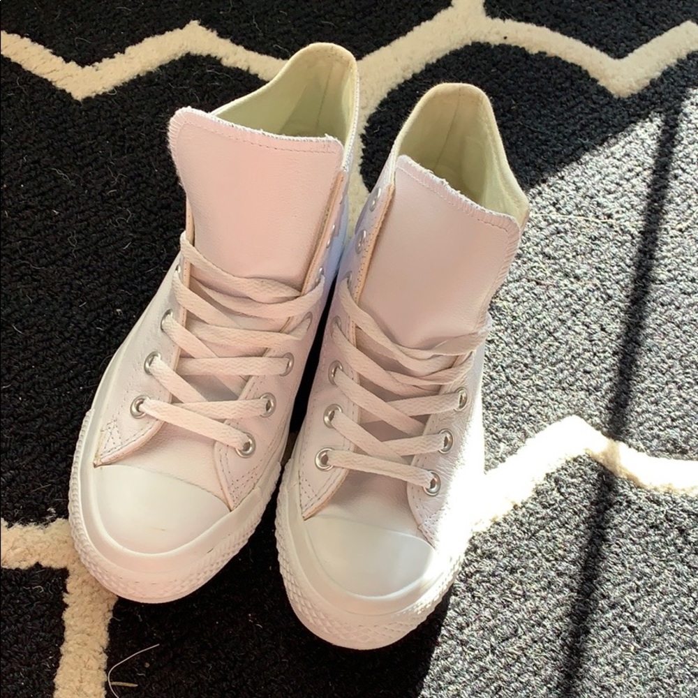 Leather Converse